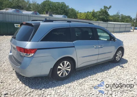 2014 Honda Odyssey Exl from USA, damaged, VIN 5FNRL5H6XEB123625